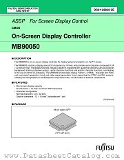 MB90050PF datasheet pdf Fujitsu Microelectronics