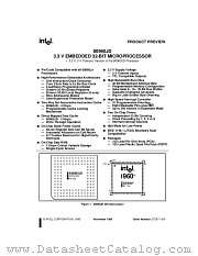 NG80960JD datasheet pdf Intel
