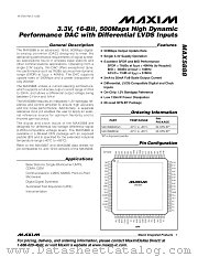 MAX5888EGK datasheet pdf MAXIM - Dallas Semiconductor