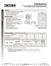 PZX363C3V9-7 datasheet pdf Diodes
