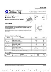 AP2605Y datasheet pdf Advanced Power Electronics Corp.