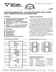 TC43COR datasheet pdf TelCom Semiconductor