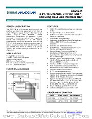 DS26334 datasheet pdf MAXIM - Dallas Semiconductor