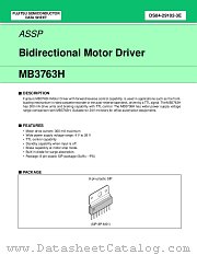 MB3763HPS datasheet pdf Fujitsu Microelectronics