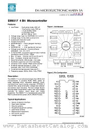 EM6517 datasheet pdf EM Microelectronic-Marin SA