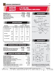AC347 datasheet pdf Cougar Components