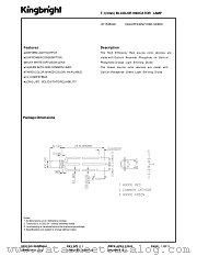 W115WEGW datasheet pdf Kingbright Electronic