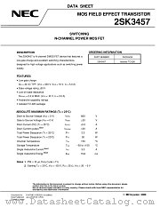 2SK3457 datasheet pdf NEC