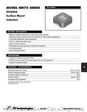 HM78 datasheet pdf BI Technologies