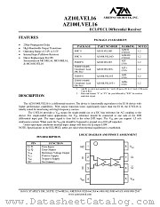 AZ10LVEL16 datasheet pdf Arizona Microtek