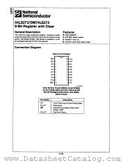 DM74LS273N datasheet pdf National Semiconductor