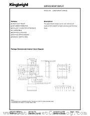 KPSC02-106 datasheet pdf Kingbright Electronic