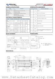 MTC-16206X datasheet pdf Microtips Technology