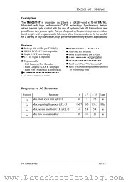 TM50S116T datasheet pdf etc