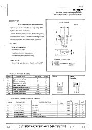 MC971 datasheet pdf Isahaya Electronics Corporation