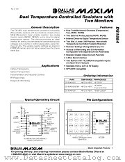 DS1854B-050 datasheet pdf MAXIM - Dallas Semiconductor