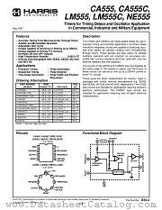 CA0555E datasheet pdf Harris Semiconductor