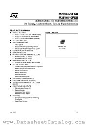 M28W320FSU-ZAE datasheet pdf ST Microelectronics