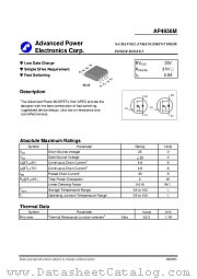 AP4936M datasheet pdf Advanced Power Technology