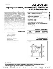 MAX2055EUP-T datasheet pdf MAXIM - Dallas Semiconductor