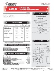 AC1582 datasheet pdf Cougar Components