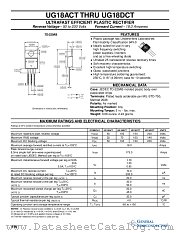 UG18 datasheet pdf General Semiconductor
