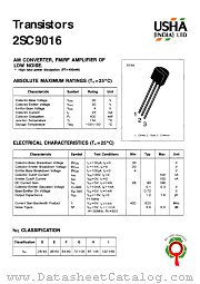 2SC9016 datasheet pdf USHA India LTD