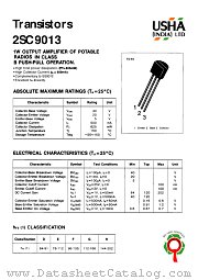 2SC9013 datasheet pdf USHA India LTD