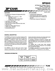 MP8840 datasheet pdf Exar