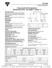 KP1836-205-D datasheet pdf Vishay