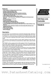TSS461E-TRDZ-9 datasheet pdf Atmel