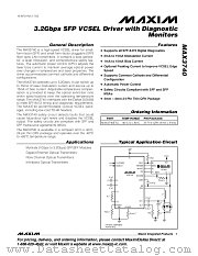 MAX3740ETG datasheet pdf MAXIM - Dallas Semiconductor