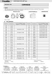 CDRH6D28 datasheet pdf Sumida