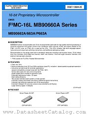 MB90662APFM datasheet pdf Fujitsu Microelectronics