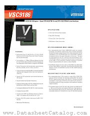 VSC9186 datasheet pdf Vitesse Semiconductor Corporation