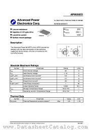 AP9926EO datasheet pdf Advanced Power Electronics Corp.
