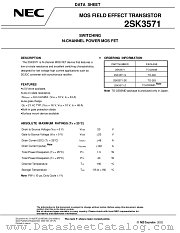 2SK3571-Z datasheet pdf NEC