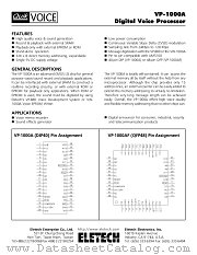 VP-1000AF datasheet pdf etc