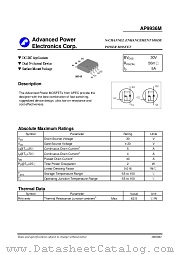 AP9936M datasheet pdf Advanced Power Electronics Corp.