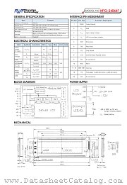 MTG-24064F datasheet pdf Microtips Technology