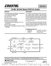 CS4340-BS datasheet pdf Cirrus Logic