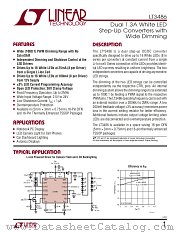 LT3486EFE datasheet pdf Linear Technology
