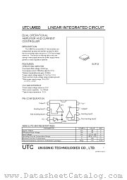 UM603 datasheet pdf Unisonic Technologies