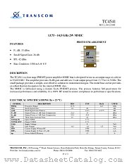 TC4541 datasheet pdf TRANSCOM