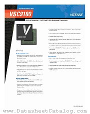 VSC9180 datasheet pdf Vitesse Semiconductor Corporation