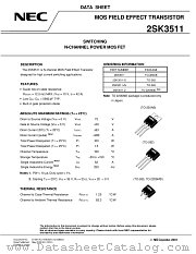 2SK3511-S datasheet pdf NEC
