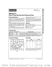 M74HCT74MTC datasheet pdf Fairchild Semiconductor