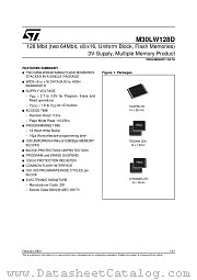 M30LW128D110ZE6T datasheet pdf ST Microelectronics