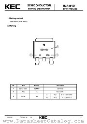 B3A45VD datasheet pdf Korea Electronics (KEC)