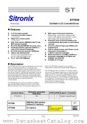 ST7036-0A datasheet pdf etc